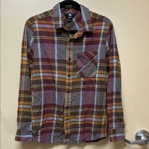 Volcom Plaid Button-Up Shirt S